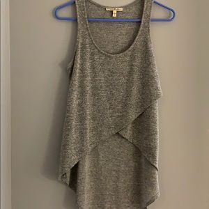 Express gray high low top